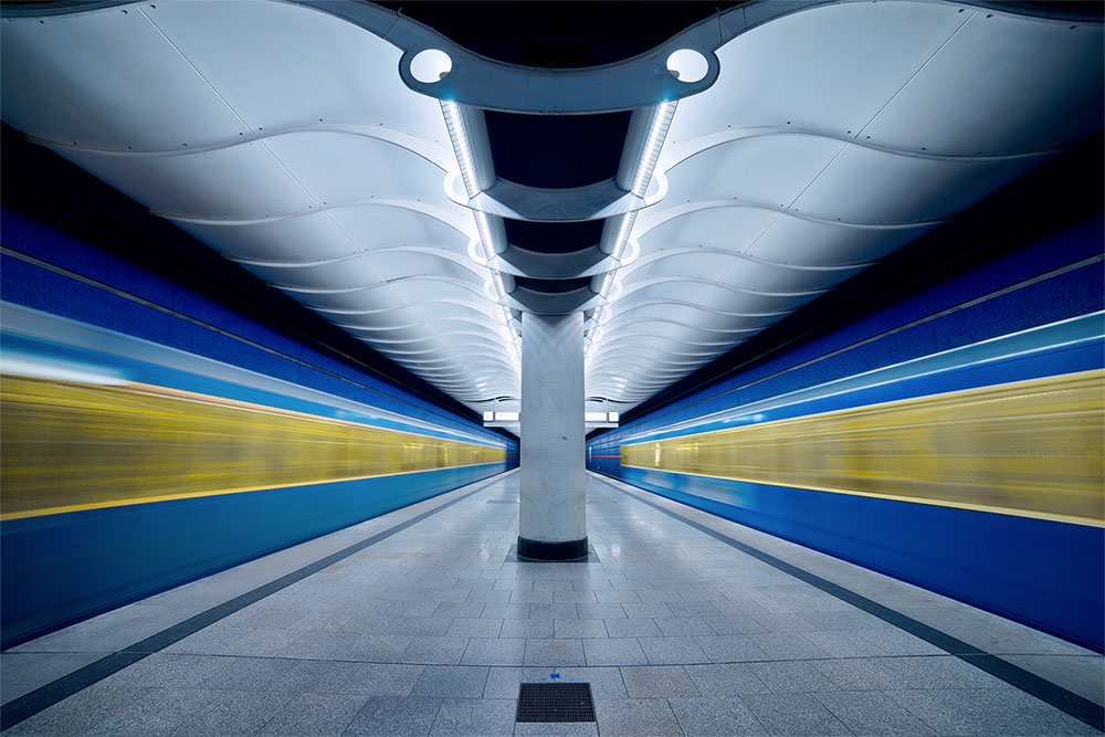 Tågstation i Munich
